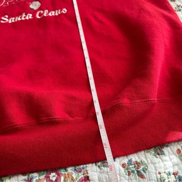 ✨ Jerzees Red Operation Santa Claus Embroidered Crewneck Sweatshirt XL - Picture 8 of 9